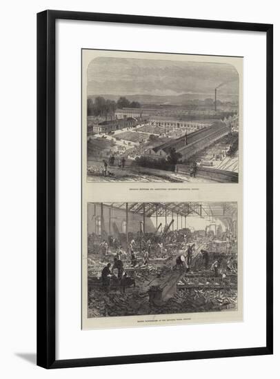 The Britannia Works in Bedford-Charles Robinson-Framed Giclee Print