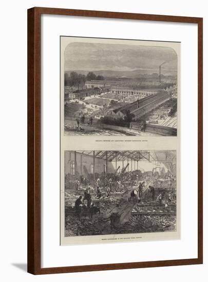 The Britannia Works in Bedford-Charles Robinson-Framed Giclee Print