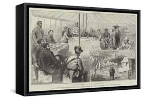 The British Administrator of Bechuanaland Holding a Court of Inquiry on the Crocodile River-null-Framed Stretched Canvas