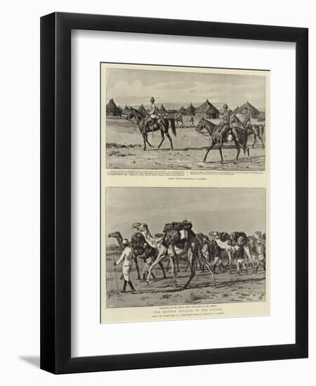 The British Advance in the Soudan-Frank Dadd-Framed Premium Giclee Print