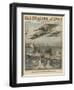 The British Aircraft-Carrier "Ark Royal" is Attacked by Waves of Italian Warplanes-null-Framed Photographic Print