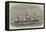 The British and North American Royal Mail Steam-Ship Russia, of the Cunard Line-null-Framed Stretched Canvas