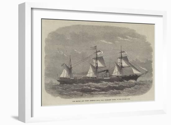 The British and North American Royal Mail Steam-Ship Russia, of the Cunard Line-null-Framed Giclee Print