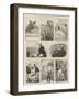 The British Association at Edinburgh, Humours of Science-null-Framed Giclee Print