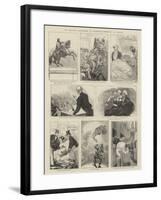 The British Association at Edinburgh, Humours of Science-null-Framed Giclee Print