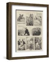 The British Association at Edinburgh, Humours of Science-null-Framed Giclee Print