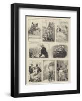 The British Association at Edinburgh, Humours of Science-null-Framed Giclee Print