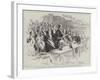 The British Association at Nottingham, Professor Burdon Sanderson Delivering the Inaugural Address-null-Framed Giclee Print