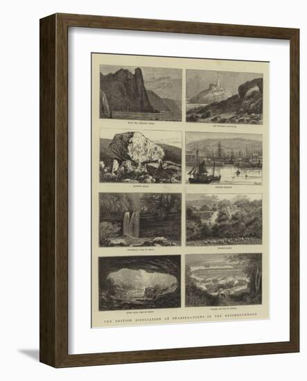 The British Association at Swansea, Views in the Neighbourhood-William Henry James Boot-Framed Giclee Print