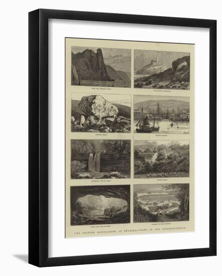 The British Association at Swansea, Views in the Neighbourhood-William Henry James Boot-Framed Giclee Print