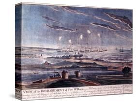 The British Attack of Fort Mchenry, Baltimore in 1812-null-Stretched Canvas