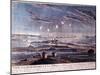 The British Attack of Fort Mchenry, Baltimore in 1812-null-Mounted Giclee Print