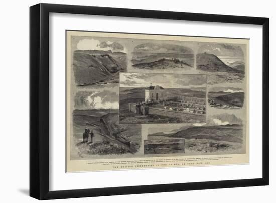 The British Cemeteries in the Crimea as They Now Are-null-Framed Giclee Print