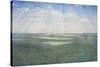 The British Channel Seen from the Dorsetshire Cliffs-John Brett-Stretched Canvas