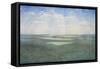 The British Channel Seen from the Dorsetshire Cliffs-John Brett-Framed Stretched Canvas