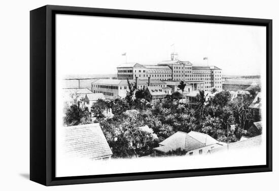 The British Colonial Hilton Hotel, Nassau, New Providence, Bahamas, 1911-null-Framed Stretched Canvas
