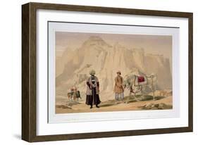 The British Commandant of Shah Shoojan's 2nd Jannah Cavalry and Affhan Troopers of the Corps-Louis Hague-Framed Giclee Print