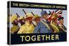 The British Commonwealth of Nations - Together Poster-null-Stretched Canvas