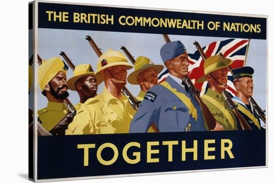 The British Commonwealth of Nations - Together Poster-null-Stretched Canvas