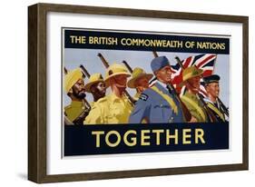 The British Commonwealth of Nations - Together Poster-null-Framed Photographic Print