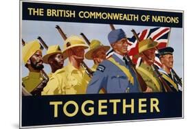 The British Commonwealth of Nations - Together Poster-null-Mounted Photographic Print