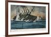 The British Cruiser "Hermes" is Torpedoed and Sunk by a German U-Boat-null-Framed Premium Giclee Print