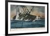 The British Cruiser "Hermes" is Torpedoed and Sunk by a German U-Boat-null-Framed Premium Giclee Print