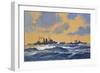 The British Cruisers Hms Exeter and Hms York-John S. Smith-Framed Giclee Print