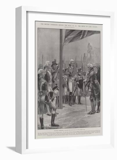 The British Dominions Beyond the Seas, the Birth of Cape Colony-Richard Caton Woodville II-Framed Giclee Print