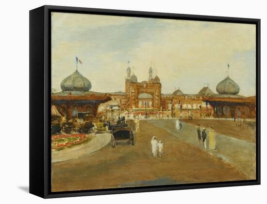 The British Empire Exhibition, Wembley-Jacques-emile Blanche-Framed Stretched Canvas