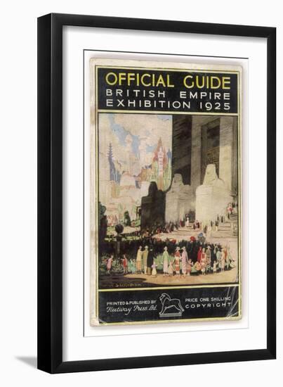 The British Empire is Intact, But Starting to Crumble-George Sheringham-Framed Art Print