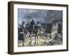 The British Entering Bloemfontein, 1900-Frank Topham-Framed Giclee Print