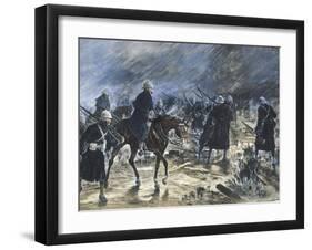 The British Entering Bloemfontein, 1900-Frank Topham-Framed Giclee Print