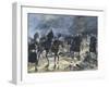 The British Entering Bloemfontein, 1900-Frank Topham-Framed Giclee Print