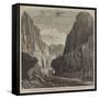 The British Expedition to Abyssinia, Reconnoitring Up the Hadoda Pass-null-Framed Stretched Canvas