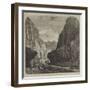 The British Expedition to Abyssinia, Reconnoitring Up the Hadoda Pass-null-Framed Giclee Print