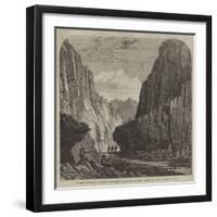The British Expedition to Abyssinia, Reconnoitring Up the Hadoda Pass-null-Framed Giclee Print