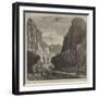 The British Expedition to Abyssinia, Reconnoitring Up the Hadoda Pass-null-Framed Giclee Print