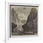 The British Expedition to Abyssinia, Reconnoitring Up the Hadoda Pass-null-Framed Giclee Print