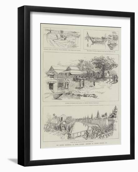 The British Expedition to Upper Burmah-null-Framed Giclee Print