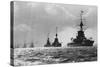 The British Fleet at Spithead-null-Stretched Canvas