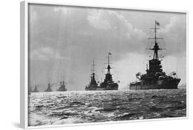 The British Fleet at Spithead-null-Framed Photographic Print