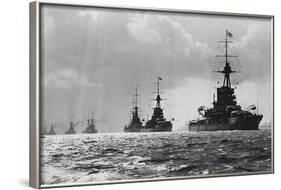 The British Fleet at Spithead-null-Framed Photographic Print