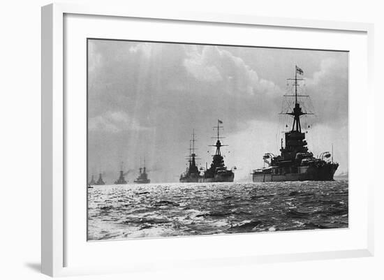 The British Fleet at Spithead-null-Framed Photographic Print