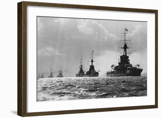 The British Fleet at Spithead-null-Framed Photographic Print