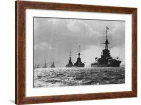 The British Fleet at Spithead-null-Framed Photographic Print