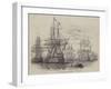 The British Fleet before Lisbon-William Henry Pike-Framed Giclee Print