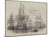 The British Fleet before Lisbon-William Henry Pike-Mounted Giclee Print