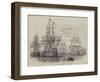 The British Fleet before Lisbon-William Henry Pike-Framed Giclee Print