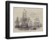 The British Fleet before Lisbon-William Henry Pike-Framed Giclee Print